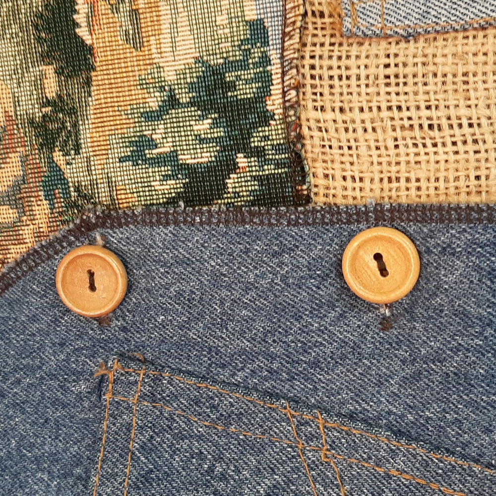 Rag retro boho multi fabric vest - Picture 7 of 8